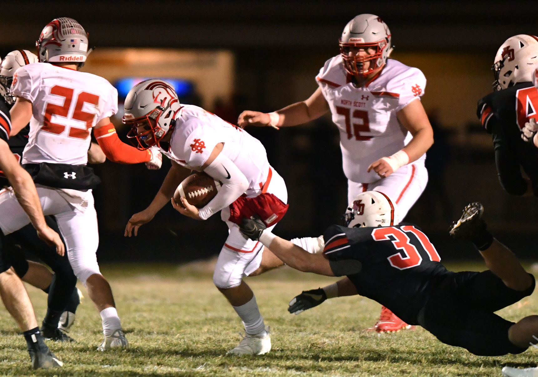 Class 3A second round football